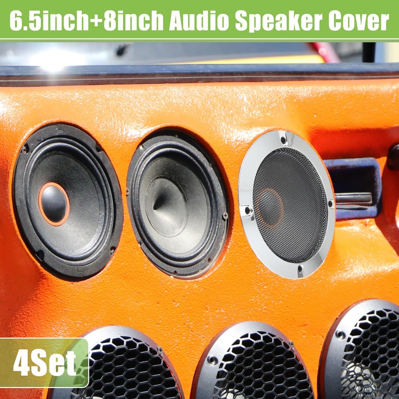 VekAuto Universal 6.5 Inch 8 Inch Speaker Grille Cover Grid