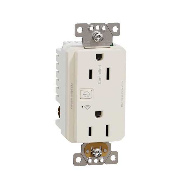 Square D X Series WiFi Smart Outlet Tamper Resistant Duplex