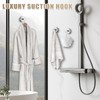Fenas Suction Cup Hooks for Shower No-Drill Bathroom Hooks for