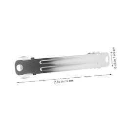 Healvian French Barrette Hair Clips Diy Snap Clips 50pcs Blank Hair Accessories for Styling