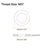 sourcing map 10Pcs M27 Flat Washer, Copper 27mm ID x