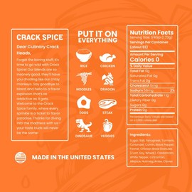 Curry Crack Spice – Golden Curry Seasoning Blend with Turmeric, Cumin, Coriander, Fenugreek & Aromatic Spices – Spicy, Warm Rub for Veggies, Chicken, – 4 oz