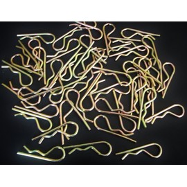 50 Goliath Industrial 5/32" X 3-1/8" R Pin Hair PinS Hitch Clips RP532 Tractor