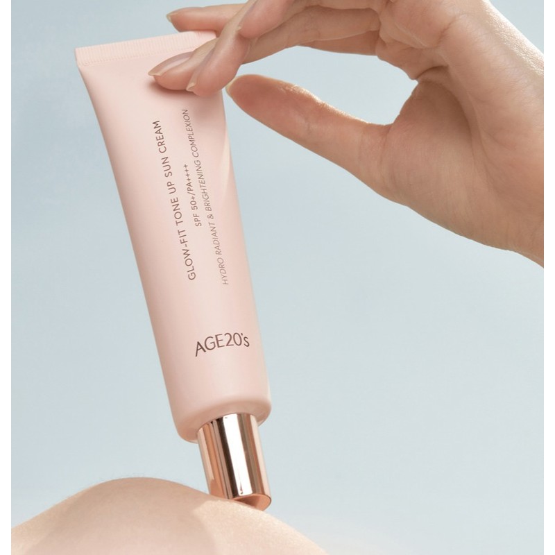 Age 20's Glow Fit Tone-Up Sun Cream SPF50+ PA++++, 50ml,