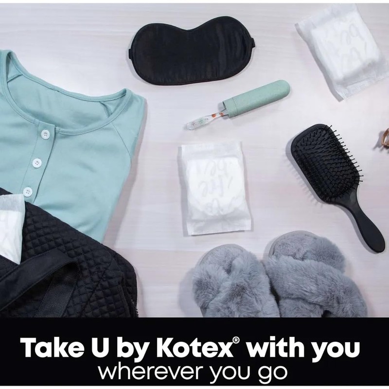 U by Kotex Maxi Pads, Overnight, Unscented 14 ea (Pack