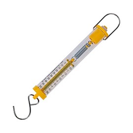 Sci-Supply Newton Force Meter Spring Scale - Max Capacity 5000g/50N, Dual Labeled Yellow (2)