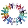 OKVGO Food Bag Clips for Food Storage, Steel with PVC