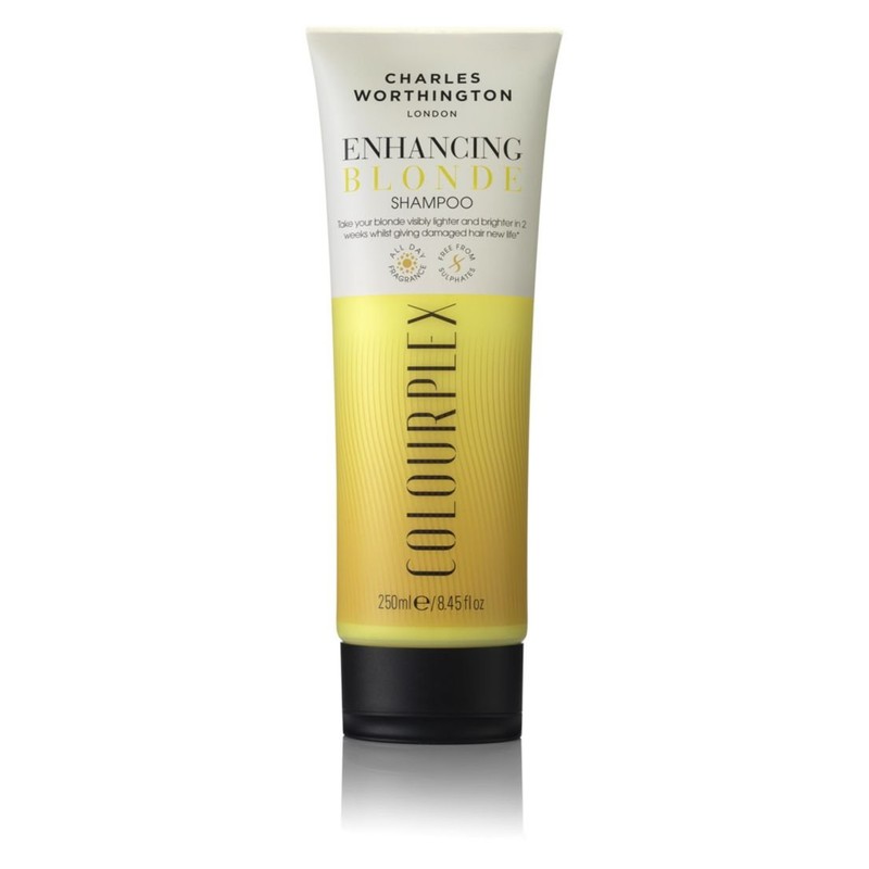 Charles Worthington Colourplex Enhancing Blonde Shampoo 250ml & Colourplex Restoring