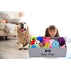 Geyecete Large Dog Toys Storage Bins - Foldable Fabric Trapezoid
