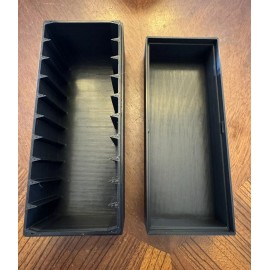 Storage Solutions 3DP Black Storage Box Holds 10x MK Bars Silver 1oz Slabs