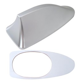 for 2015-2019 Hyundai Sonata-Elantra Ebony Shark Fin Roof Antenna Cover Silver