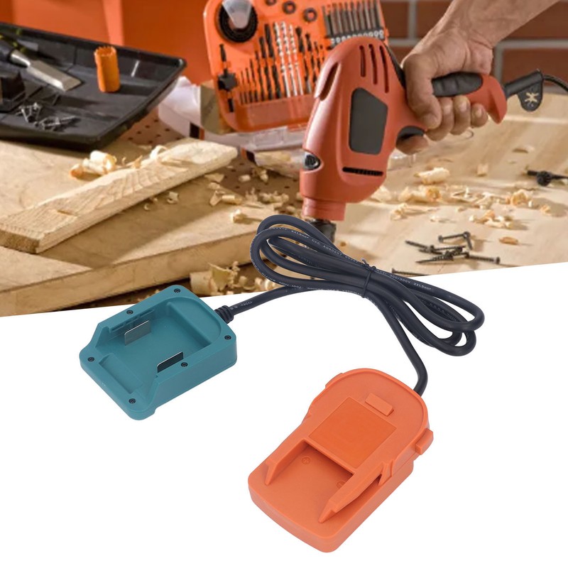 Battery Adapter Power Converter Tool ABS 1.5m 18V for BL1815