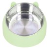 Pet Heating Bowl Nordic Stainless Steel to Protect Cervical Spine