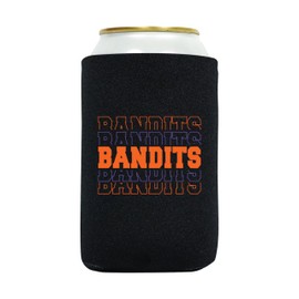 Bandits Stacked Beer Can Holder, Buffalo Bandits Lacrosse (Standard - Double Sided)