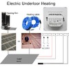 KETOTEK Manual Underfloor Heating Thermostats 220V 16A, Electric Underfloor Heating