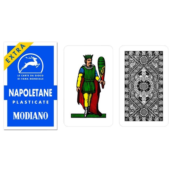 Napoletane 97/31 Modiano Regional Italian Playing Cards. Authentic Italian Deck.