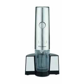 Waring Pro WO40 Cordless Wine Opener, Black/Brushed Stainless