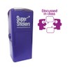 SuperStickers 'Discussed in Class' Teacher Stamper for Marking in Purple