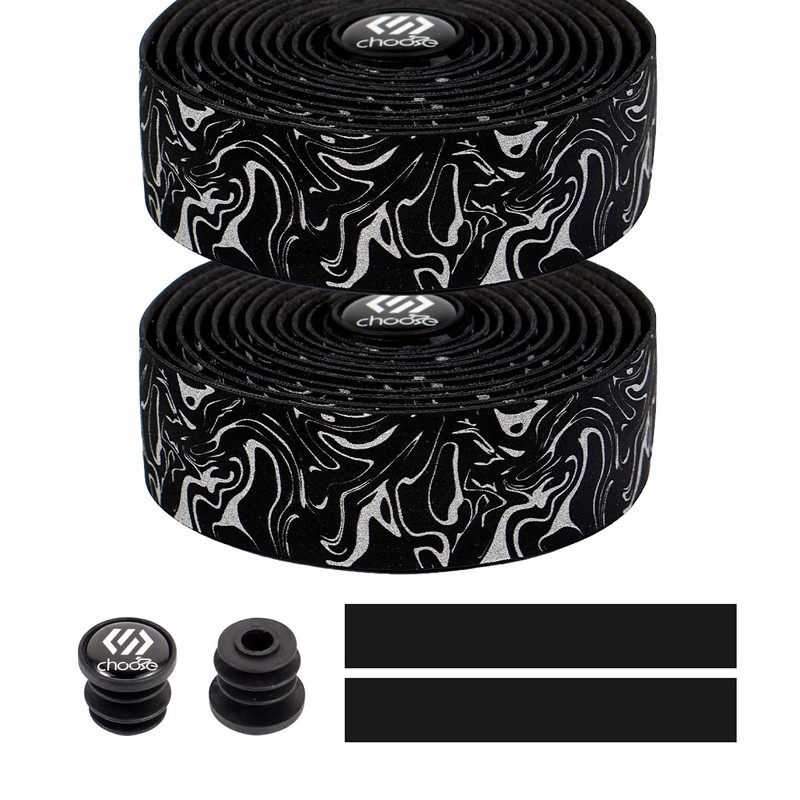 Chooee Road Bike Handlebar Tape,Bike Bar Tape with End Plugs-2