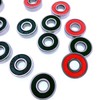 JZK 20 x Waterproof Ball Bearings 608 RS Skateboard Ball