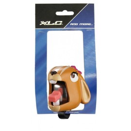 XLC Kinder Fahrradklingel Glocke Crazy Stuff Chipmunk, Mehrfarbig, 5.5 x 5.5 x 4 cm