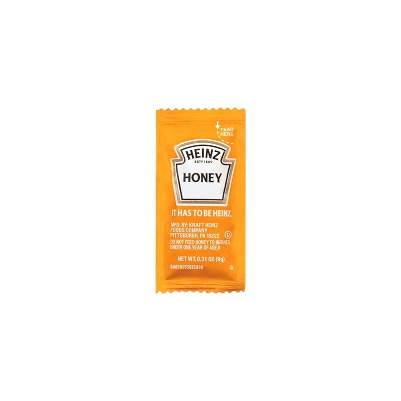 Heinz Honey Single Serve Packet (0.3 oz Packets, Pack of