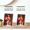 Boxalls 4x6 Inches Acrylic Picture Frame with Stand, Clear Photo