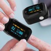 Fingertip Pulse Oximeter Blood Oxygen Saturation Pulse Rate Monitor Detector