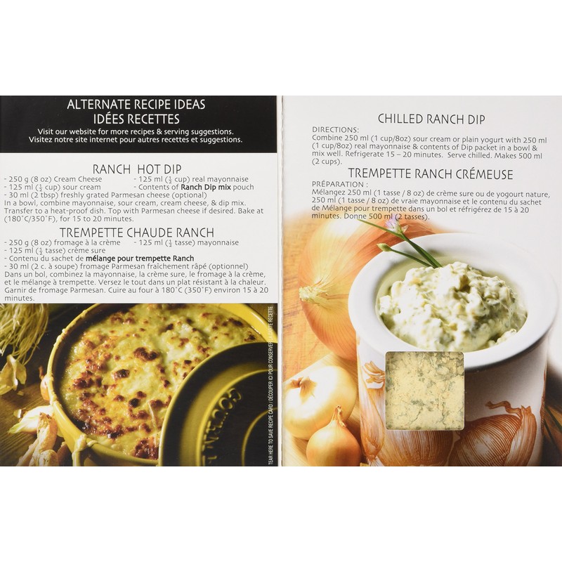 Gourmet du Village Dip Recipe Box Ranch Mix, 28 Gram