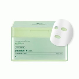 VT COSMETICS Cica Reti-A Mascarilla Hoja 30 Pzas, Complejo De Retinol Para El Cuidado Diario 12.34Oz (350G)