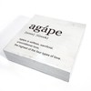Greek Art Agape Definition Wood Box Sign Home Office Decor
