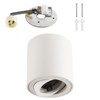 Gleonlux LED Surface-Mounted Spotlight, Flat Swivelling Spot Light, 230 V