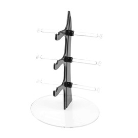 Zerodeko Sunglasses Rack Holder Acrylic Glasses Display Stand Eyeglasses Frame Riser Display Stand Eyewear Display Holder for Home Shop 3 Frames
