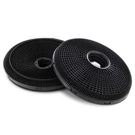 DEKAROX Best Type 190 Activated Carbon Filter 190 mm Diameter for AEG Electrolux 902979370/1 9029793701 E3CFP19 EHFCB190 Set for Cooker Hood