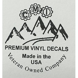 CMI PD253 South Carolina State Flag Outline Decal Sticker | 5.5-Inches | Premium Quality Vinyl