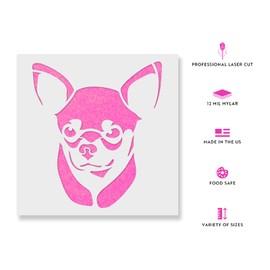 Chihuahua Stencil - Stencil Chihuahua, Animal Stencils, Chihuahua Stencil, Animal Stencil, Dog Paw Stencils