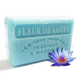125g Savon De Marseille Soap - Lotus Flowers (fleur de lotus) by Foufour