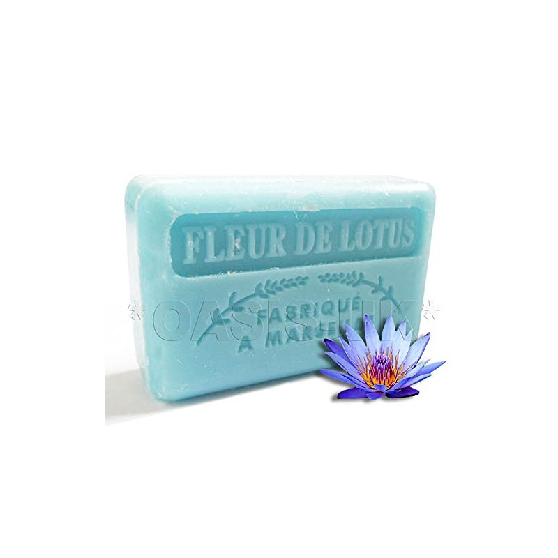 125g Savon De Marseille Soap - Lotus Flowers (fleur de