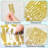 8 Sheets Letter Stickers, Self Adhesive Vinyl Letters Numbers Kit,