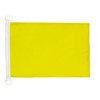 AZ FLAG - Bootflagge Einfarbig Gelb - 45x30 cm -