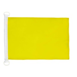 AZ FLAG - Bootflagge Einfarbig Gelb - 45x30 cm - Einfarbig Bootsfahne 30 x 45 Cm Marine Flaggen - Flaggen