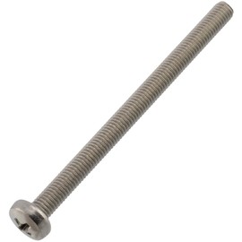 AERZETIX - C59791 - Set of 5 metal screws with cylinder head M5x70 mm with PH2 - connecting bolt - DIN 7985 - made of stainless steel A2 - silver