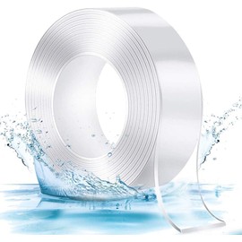 FLS-G012 Double Sided Magic Tape, Super Strong, No Residue, Repeatedly, Removable, Waterproof, Strong, Anti-Slip, Washable, Multi-functional