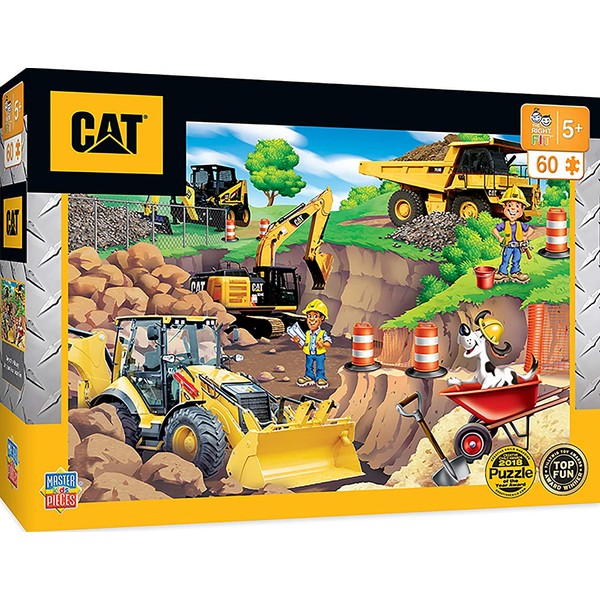 Caterpillar - Day at The Quarry 60Pc Puzzle