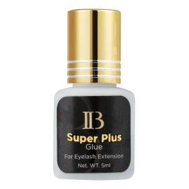 Pegamento De Pestañas Ib Super Plus 5 Ml Bolsa Secado Rapido Color Negro
