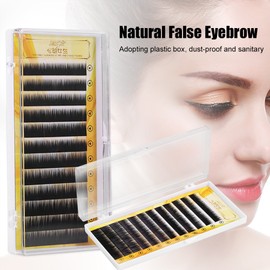 Mixed Black False Eyebrow Extension Fake Eyebrow Magnifying Single Eyebrows 5-8 mm