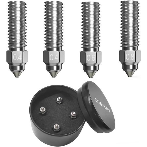 Bimetal 4pcs Upgrade K1/ K1 Max High Flow Nozzle Kit