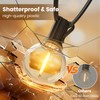 RTTY Outdoor String Lights 60 FT, Patio Lights with 32pcs