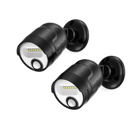 Noctila Wireless Motion Sensor Outdoor Lights,4000mAh Rechargeable Battery Operated Spot Light,600 Lumen,IP65 Waterproof for Porch,Yard,Wall,Garden-Battery Powered with D2D