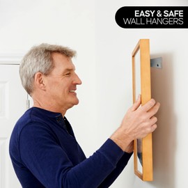 Versatile 2'' French Cleat Hanger Kit - Heavy-Duty French Cleats for Secure Wall Mounting - French Cleat Picture Hanger Bracket - Hang with Confidence Using French Cleat(Supports upto30 lbs 2 Pairs)